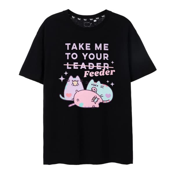 Pusheen Womens/Ladies Take Me To Your Feeder T-Shirt