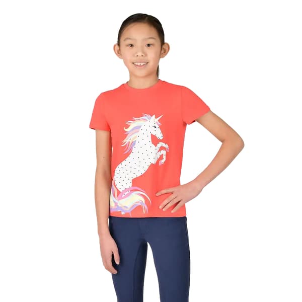 Dublin Flickor Tilly Rainbow Horse T-Shirt