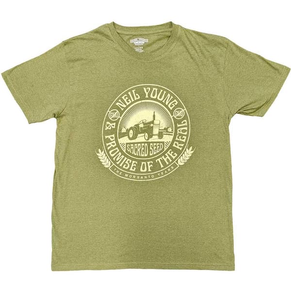 Neil Young Unisex Adult Tractor Seal T-Shirt