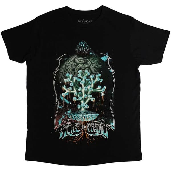 Alice In Chains Unisex Adult Spore Planet T-Shirt