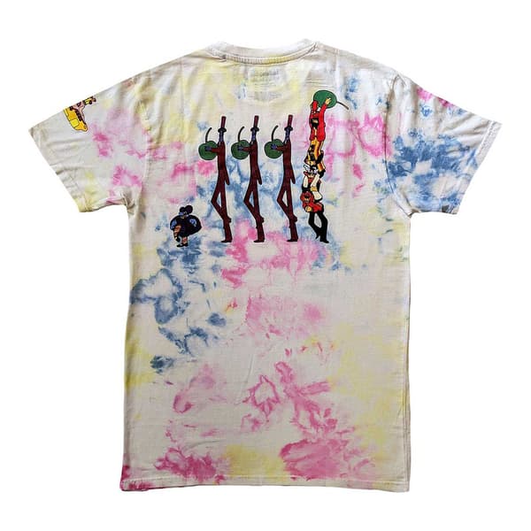 The Beatles Unisex Vuxen Yellow Submarine Heads & Apple Bonkers Tvättad T-shirt