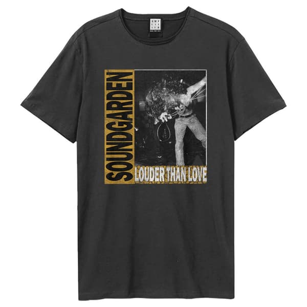 Amplified Womens/Ladies Louder Than Love Soundgarden Vintage T-Shirt