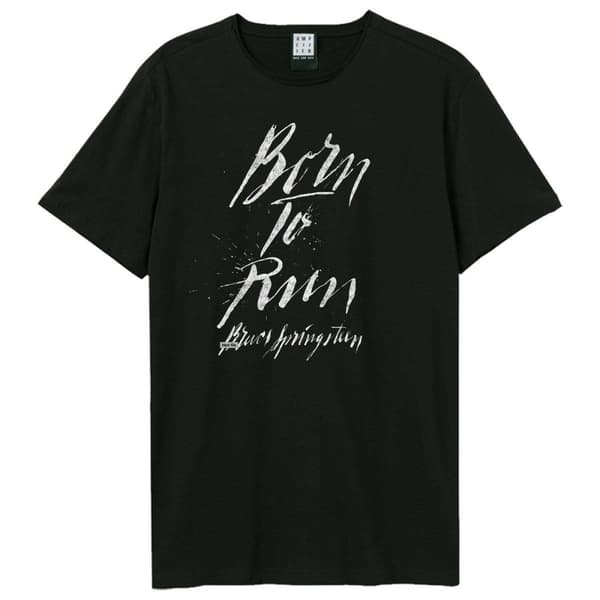 Amplified Unisex Adult Born To Run Bruce Springsteen T-Shirt