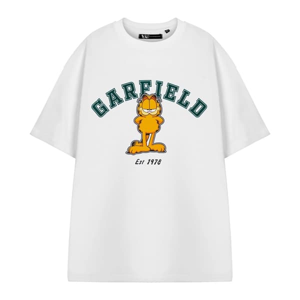 Garfield Unisex vuxen Collegiate kortärmad t-shirt