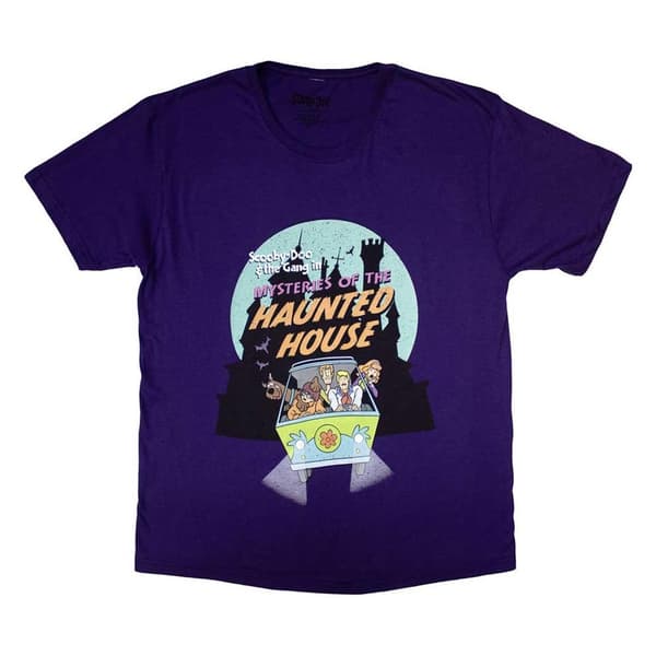 Scooby Doo T-shirt med hemsökt hus för vuxna, unisex