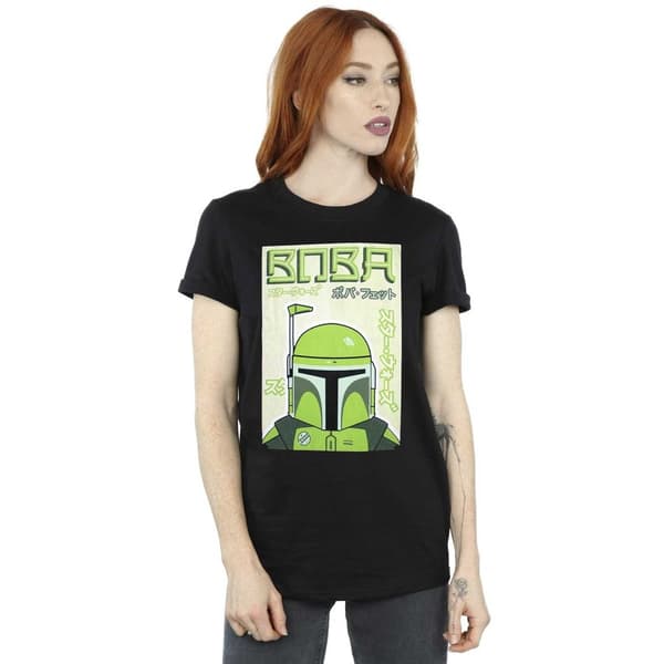 Star Wars Unisex Adult Boba Fett Japanese T-Shirt