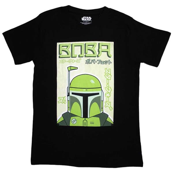Star Wars Unisex Adult Boba Fett Japanese T-Shirt