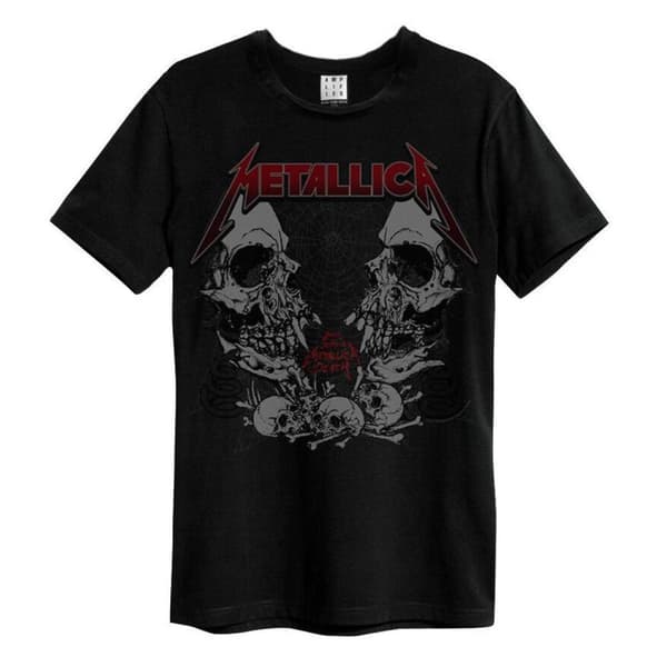 Amplified Unisex Adult Birth School Metallica Vintage T-Shirt Black XXL