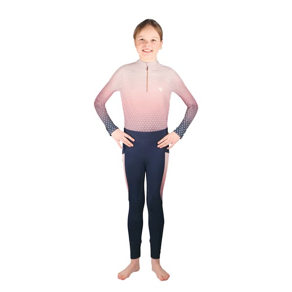 HyFASHION Girls Elevate Mizs Ombre Base Layer Top