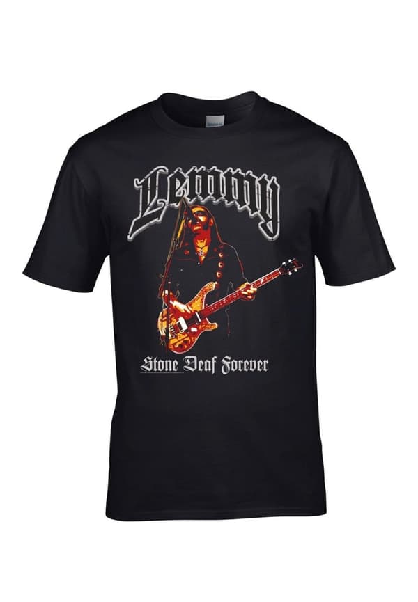 Lemmy Kilmister - Iron Cross  T-Shirt Sort XXX-Largre
