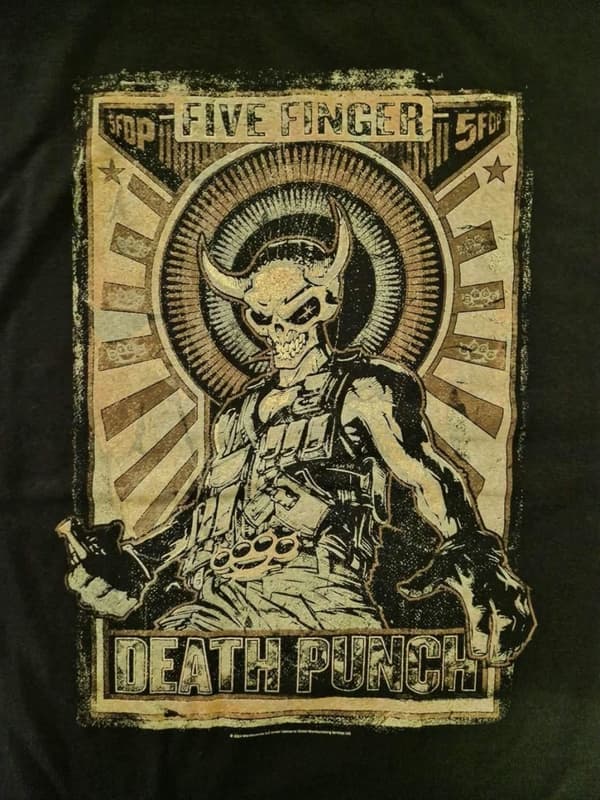 Five Finger Death Punch Mercenary  T-Paita
