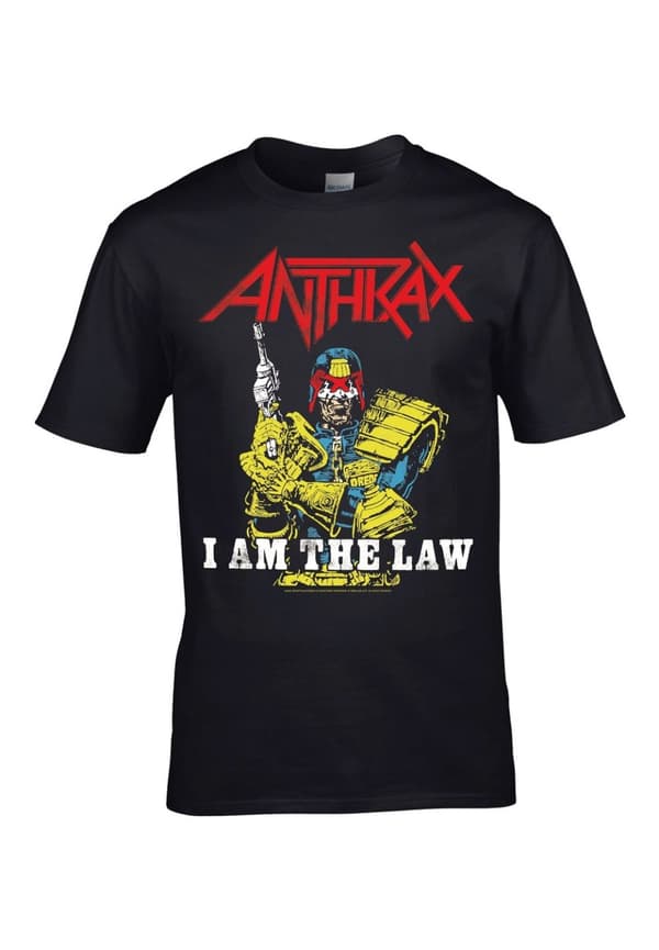 Anthrax I am The Law  T-Paita
