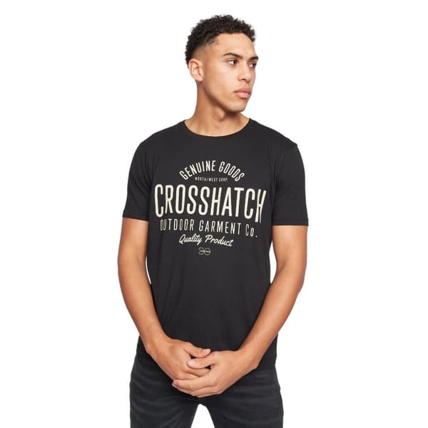 Crosshatch Mens Luckmoore Assorted Designs T-Shirt (Pack of 5)
