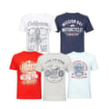 Miniatyrbild 1 av 5: Smith & Jones Mens Nikodem Assorted Designs T-Shirt (Förpackning med 5)
