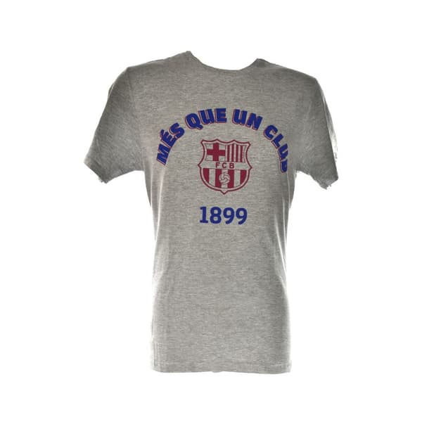 Barcelona FC T-shirt Unisex Vuxen Mes Que Un Club Grey XL