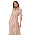 Pikkukuva 3 / 3: Principles Womens/Ladies Button Front Tie Shirt Dress