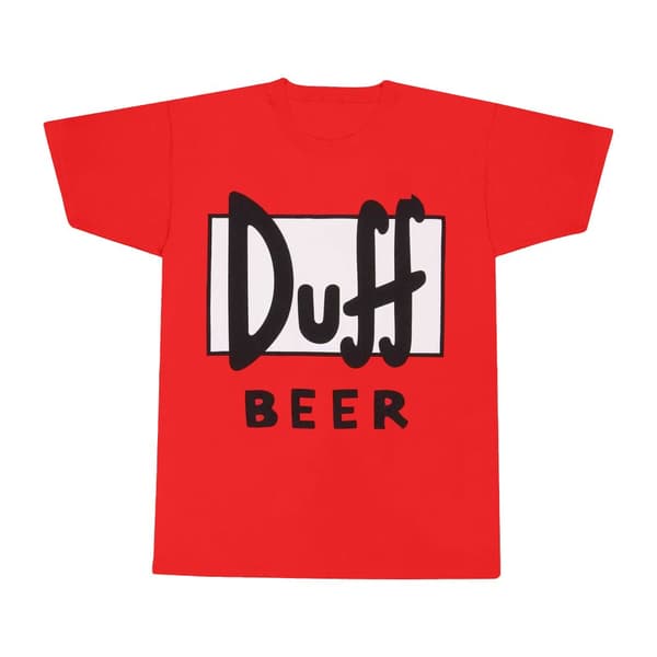 The Simpsons Unisex Adult Duff Beer T-Shirt