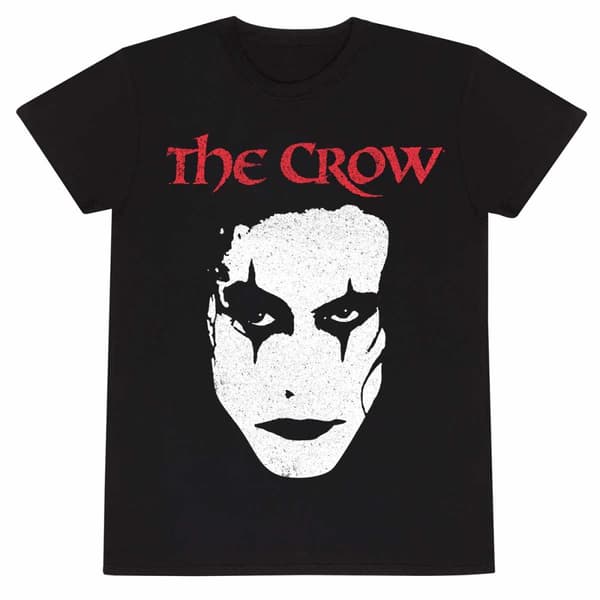 The Crow Unisex T-shirt med ansigt til voksne