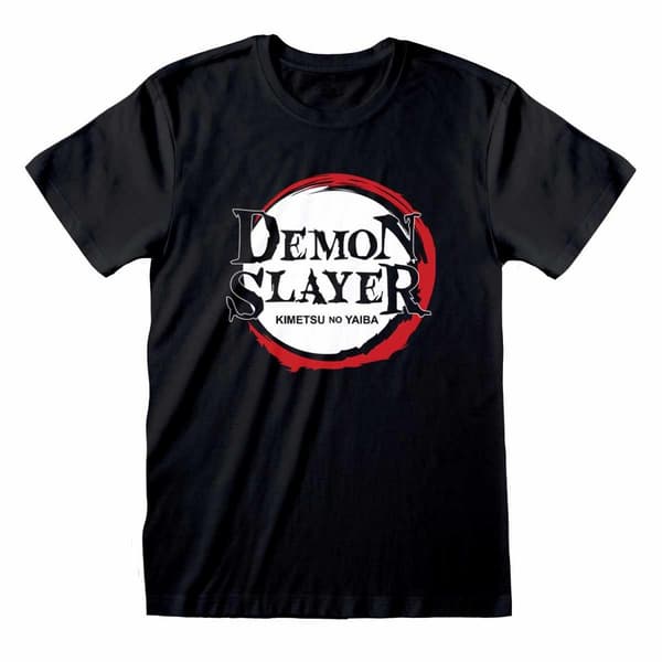 Demon Slayer Unisex T-Shirt med logotyp för vuxna