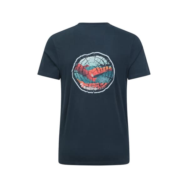 Mountain Warehouse Mens Ben Nevis Tree Ring Organic T-Shirt