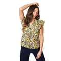 Miniatyrbilde 1 av 3: Dorothy Perkins Womens/Ladies Floral Ruffles Petite Top