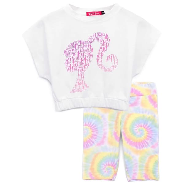 Barbie Set med shorts och topp för flickor