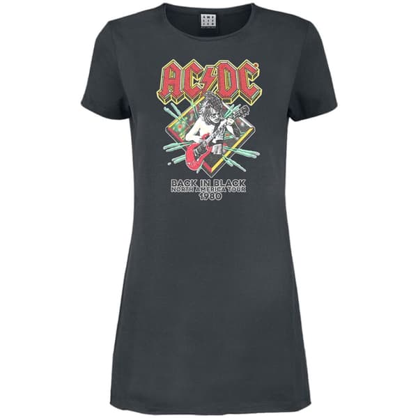 AC/DC Dam/Ladies North America Tour 80 T-Shirt Klänning