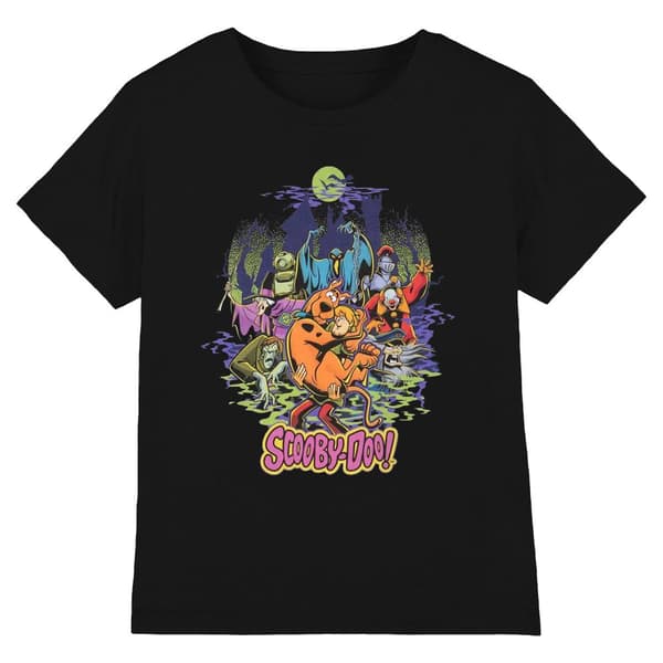Scooby Doo Unisex Adult Villains Characters T-Shirt Black XL