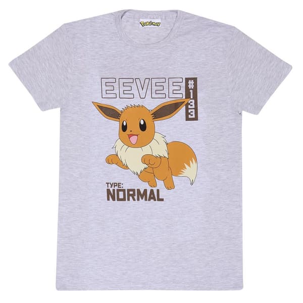 Pokemon T-shirt med Eevee för vuxna, unisex