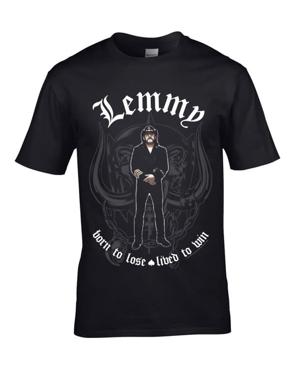 Lemmy Kilmister --Memorial Statue T-Shirt