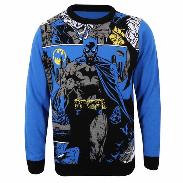 Batman Unisex Vuxen Manga Stickad Jumper