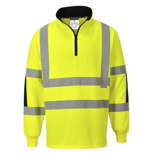Portwest Mens Xenon Hi-Vis Rugby Shirt