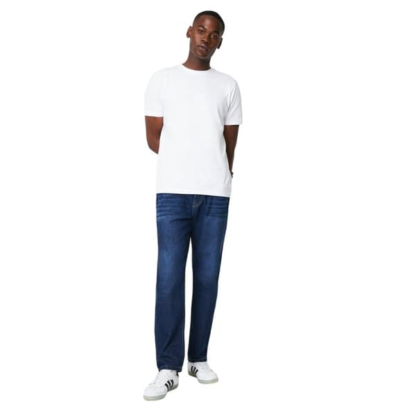 Maine Mens Plain Cotton Crew Neck T-Shirt