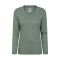 Pikkukuva 1 / 2: Mountain Warehouse Womens/Ladies Agra Slub Long-Sleeved Top