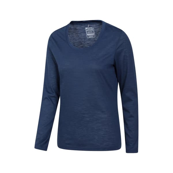 Mountain Warehouse Womens/Ladies Agra Slub Long-Sleeved Top