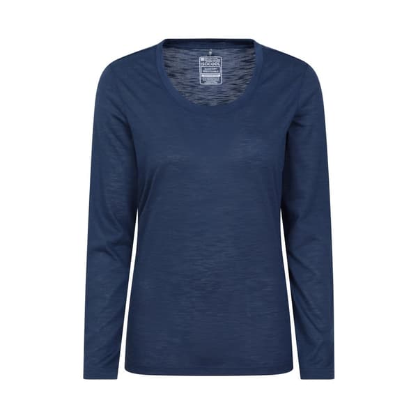 Mountain Warehouse Womens/Ladies Agra Slub Long-Sleeved Top