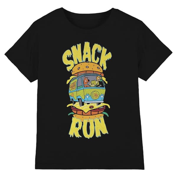 Scooby Doo Unisex Adult Snack Run T-Shirt