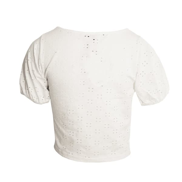 Brave Soul Womens/Ladies Tessa Broderie Anglaise Lace-Through Top