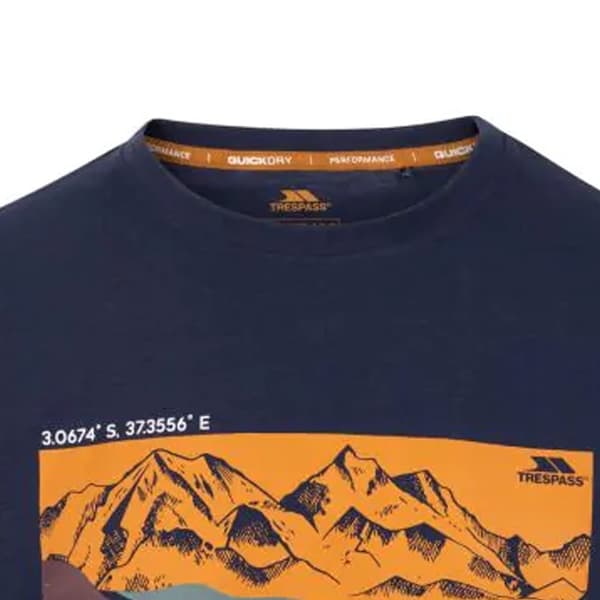 Trespass Mens Flinder Printed Long-Sleeved T-Shirt