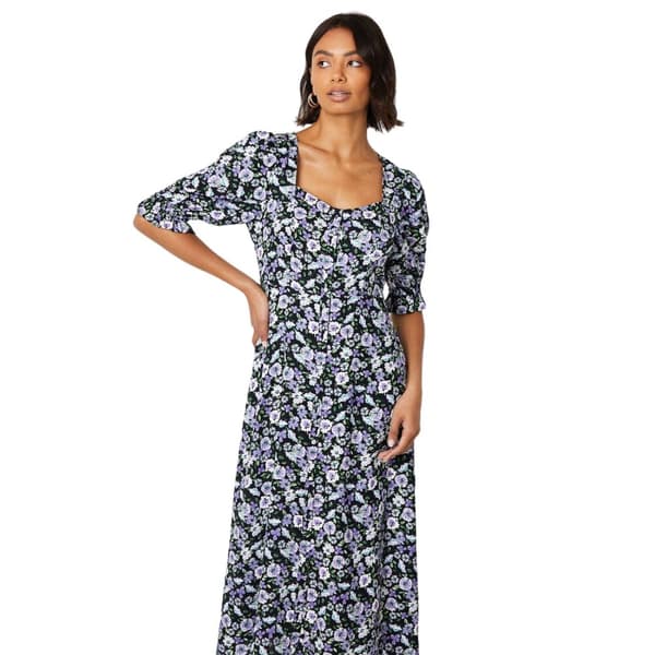 Dorothy Perkins Dam/Lady Ditsy Print kortärmad skjortklänning