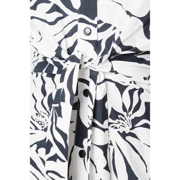 Principles Womens/Ladies Floral Front Tie Midi Shirt Dress