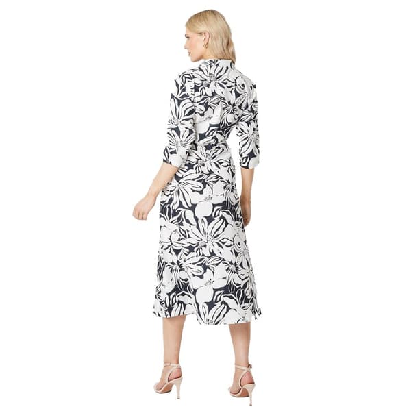Principles Womens/Ladies Floral Front Tie Midi Shirt Dress