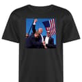 Miniatyrbillede 2 af 2: Sport T-shirt til Voksen | Behagelig Trænings T-shirt Donald J. Trump Sort XX-Large