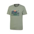 Miniatyrbild 3 av 3: Mountain Warehouse Ekologisk T-shirt för camping för herrar