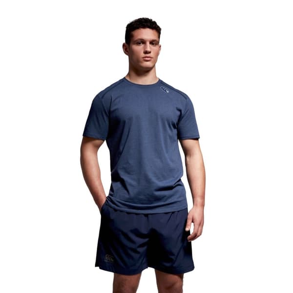 Canterbury Tränings-T-shirt i polycotton Marl för herrar
