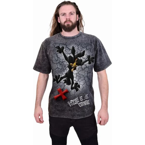 Looney Tunes Unisex Adult Missed The Spot Wile E Coyote T-Shirt