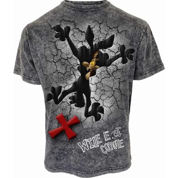 Looney Tunes Unisex Adult Missed The Spot Wile E Coyote T-Shirt