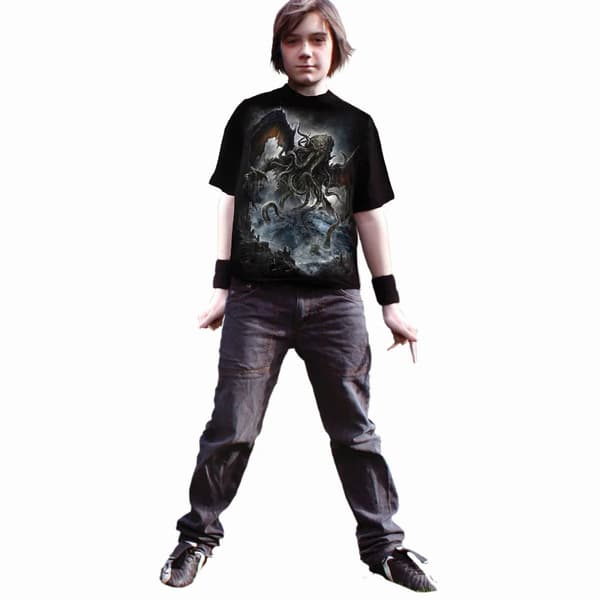 Spiral Direct Childrens/Kids Cthulhu Short-Sleeved T-Shirt