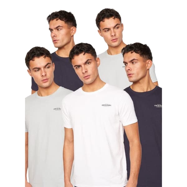Crosshatch Mens Bailtee T-Shirt (Pack of 5)