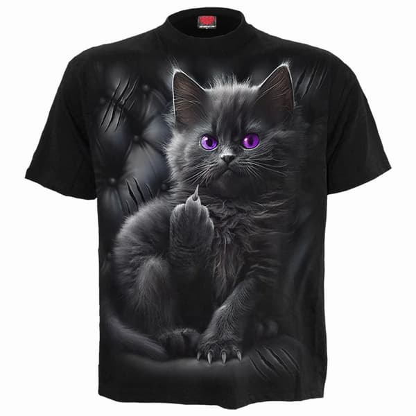 Spiral Direct Unisex Adult Cattitude T-Shirt